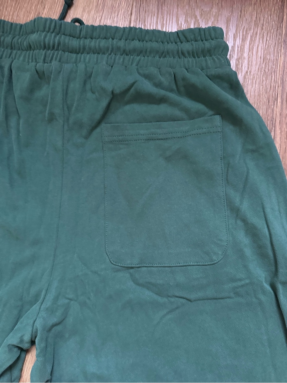 Double Zero Dark Green Washed Barrel Leg Sweatpants Wide Leg M - Picture 11 of 14